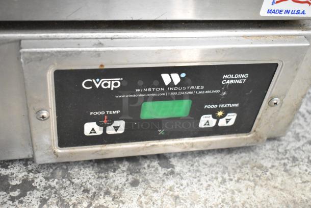2022 Winston HBB5D2GE CVap stainless steel 2-drawer warming drawer. 120V, 1-phase. Control panel details visible.