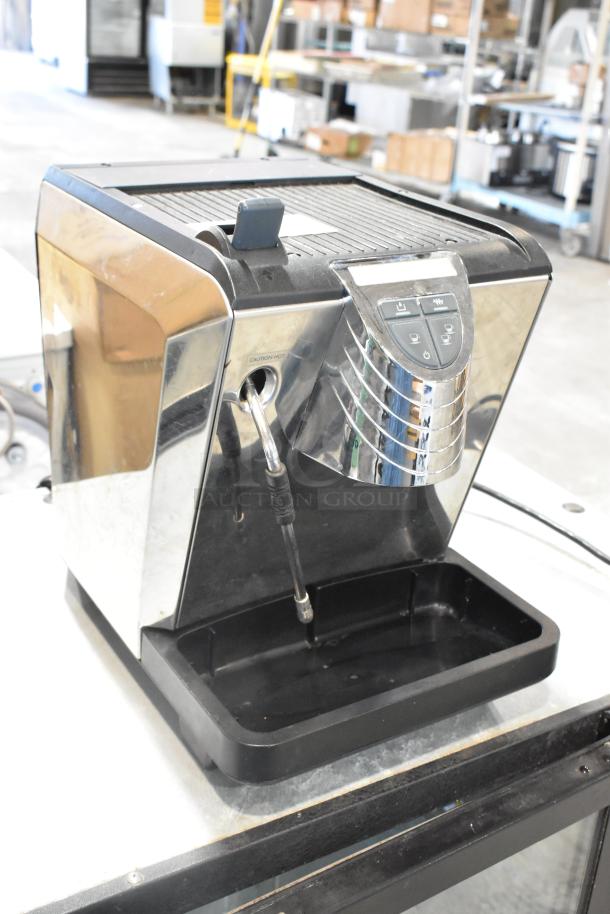 Nuova Simonelli Oscar II AD espresso machine, metal finish, single group, countertop model, 120V, 1 phase. Clean condition.
