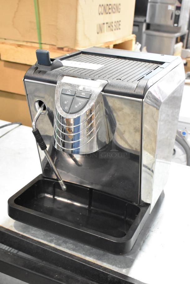 Nuova Simonelli Oscar II AD espresso machine, metal finish, single group, 120V, 1 phase, commercial use, good condition.