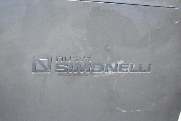 Nuova Simonelli Oscar II AD espresso machine, metal finish, commercial countertop model, 120V, visible logo marking.