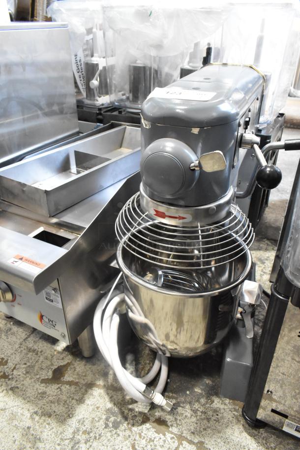 BRAND NEW SCRATCH AND DENT! 2024 Hobart Ecoline EMM10 10 Qt Planetary Dough Mixer; metal bowl, bowl guard, whisk, 120V, 1 Phase.