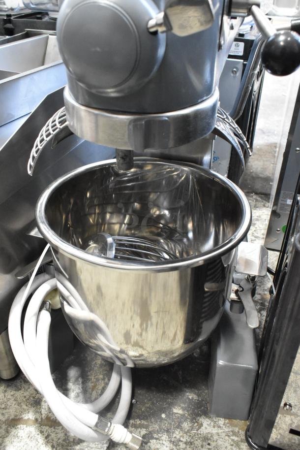 2024 Hobart Ecoline EMM10 10 Quart Planetary Dough Mixer, metal bowl, bowl guard, whisk attachment. Brand new, 120V, 1 phase.