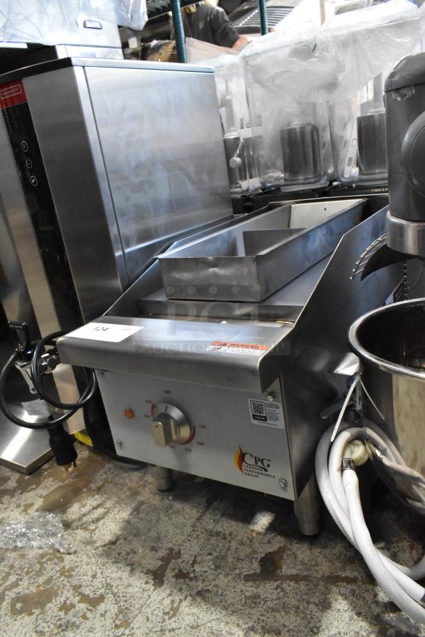BRAND NEW Cooking Performance Group 351GCPG12M 12" Stainless Steel Electric Griddle, 208/240V, 1 Phase, Scratch and Dent.