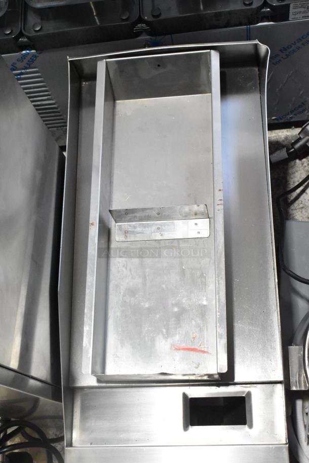 BRAND NEW SCRATCH AND DENT! Cooking Performance Group 351GCPG12M 12" stainless steel electric countertop griddle.