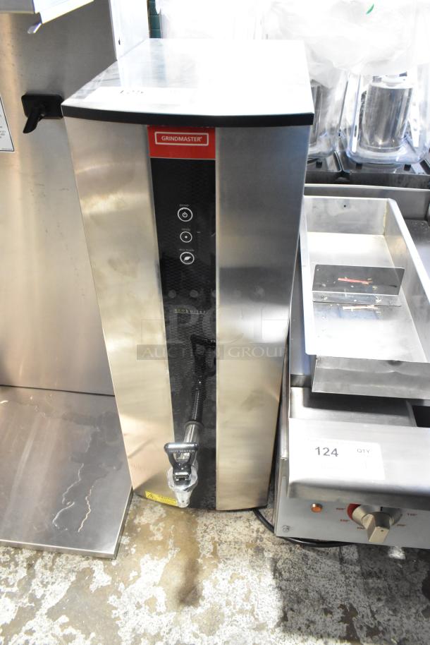 Brand new Grindmaster T20 Ecoboiler, model 1000662GM. Stainless steel, scratch and dent condition, commercial hot water dispenser.