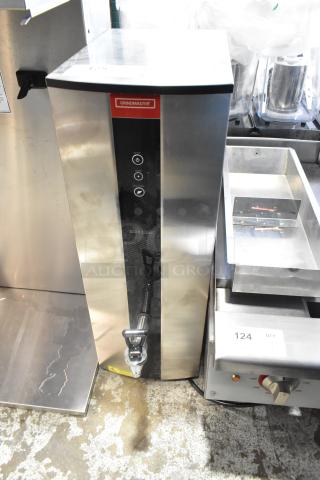 Brand new Grindmaster T20 Ecoboiler, model 1000662GM. Stainless steel, scratch and dent condition, commercial hot water dispenser.