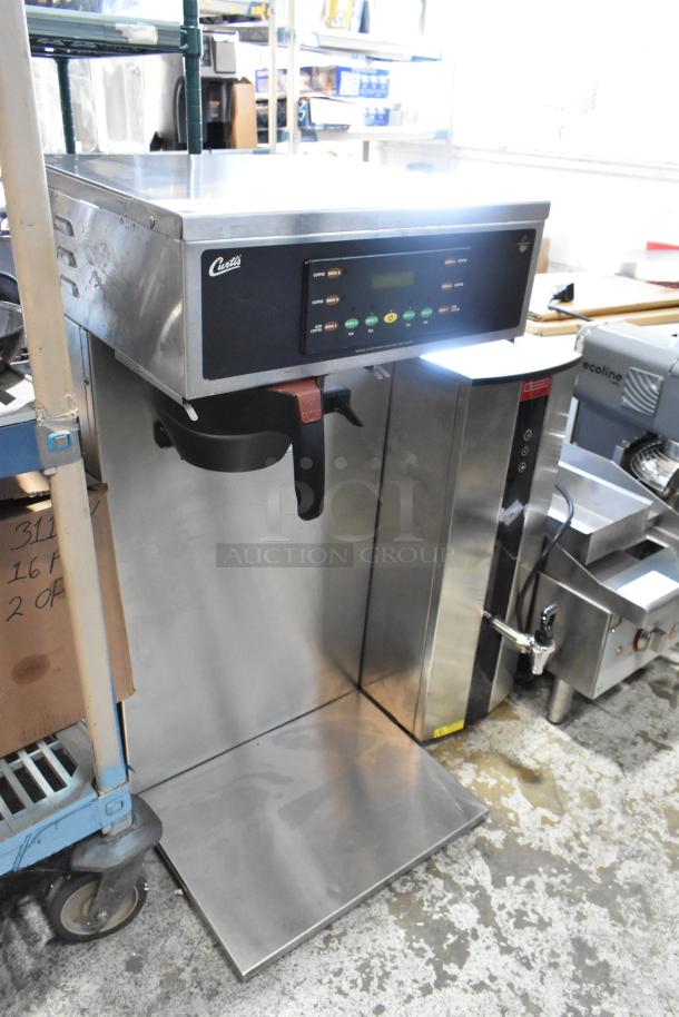 BRAND NEW Curtis CBHT stainless steel commercial coffee/tea brewer, scratch and dent, poly brew basket, 220V, 1 phase.