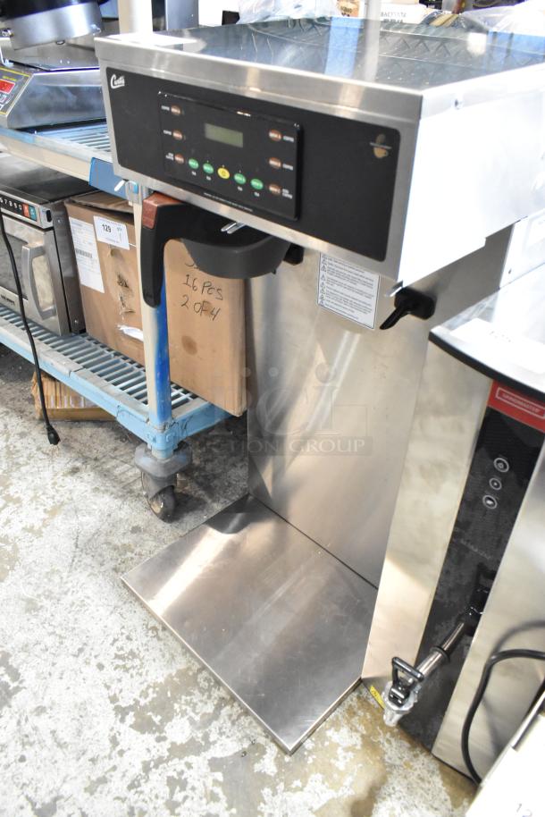 BRAND NEW Curtis CBHT stainless steel commercial countertop coffee/tea brewer, twin combo, slight scratches, 220V, 1 Phase.