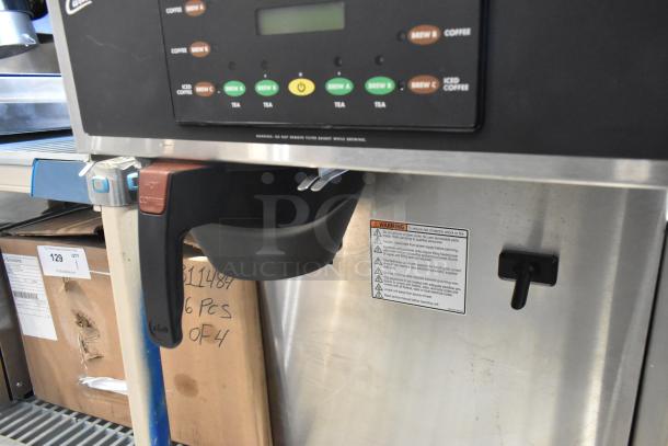 BRAND NEW Curtis CBHT Stainless Steel Twin Combo Coffee/Tea Brewer, scratch and dent, with Poly Brew Basket, 220V, 1 Phase.