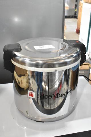 RiceMaster 56919 stainless steel 92 cup commercial rice warmer, brand new with minor scratches, 120 volts, 1 phase.