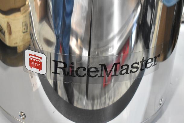 Brand new 2024 RiceMaster 56919 stainless steel rice warmer, 92 cup capacity, scratch and dent condition, 120 volts, 1 phase.