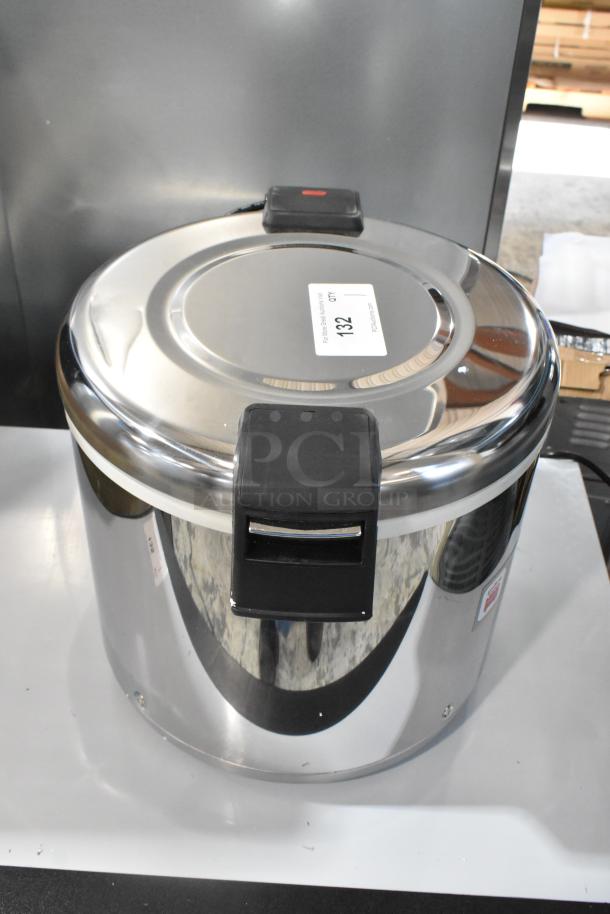 Brand new 2024 RiceMaster 56919 stainless steel 92 cup commercial rice warmer, scratch and dent, 120V, stainless finish.