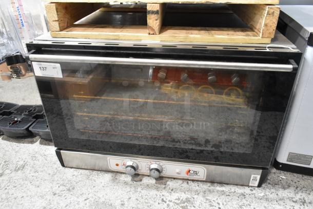 Cooking Performance Group CPG 351COFT4M stainless steel convection oven, brand new, scratch and dent, moisture injection, 4 trays.