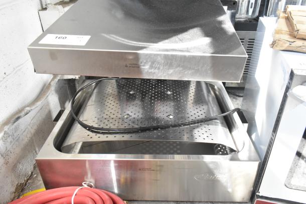 BRAND NEW Hatco GRFHS-PT26 portable fry holding station, 29" stainless steel, pass-through, 120V, 1-phase, scratch and dent.