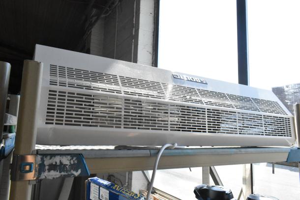 Brand new Boltic 687BFM1510PC 42" powder coat air curtain, 120V, 1 phase, with plunger door switch. Scratch and dent condition.