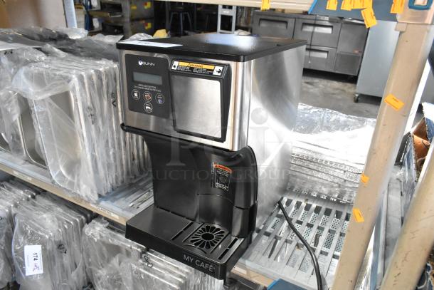 BRAND NEW Bunn 42300.0000 AP My Cafe AutoPOD Automatic Pod Brewer, stainless steel, with auto eject, slight cosmetic defects.