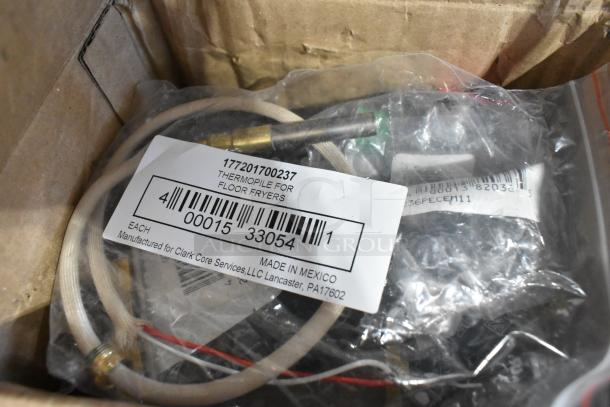 New Avantco 177201700237 Thermopile for series FPC, FBF, FF, F3, F4, F5 floor fryers in packaging, with label.