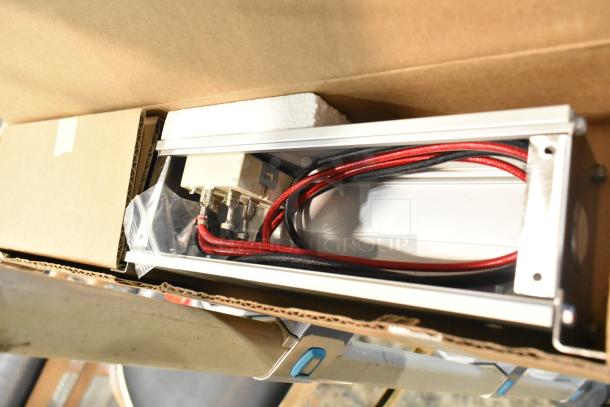 Avantco 177201700237 Thermopile in open box; new condition, includes red and black wiring visible, labeled for FPC, FBF, FF, F3, F4, F5 Series.