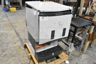 BRAND NEW SCRATCH AND DENT! 2025 Scotsman HID525AB-1A Meridian Countertop Stainless Steel  Ice Machine and Water Dispenser with Push Button Dispensing - 25 lb. Bin Storage. 115 Volts, 1 Phase. - Item #1213433