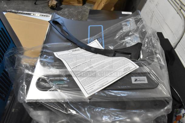 BRAND NEW Halsey Taylor HTHBHACG8NF_1D wall mount water fountain with bottle filler, 115V, 1 phase, in original packaging.