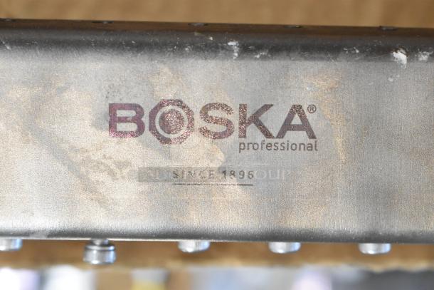 BRAND NEW SCRATCH AND DENT Boska Metal Slicer; Boska logo visible, slight surface blemishes; professional use.