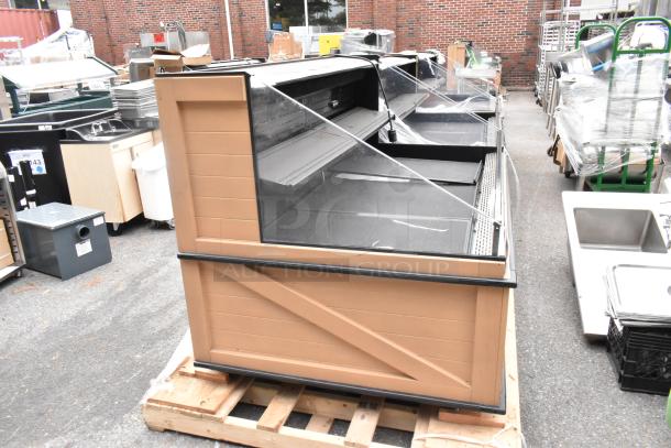 2018 Killion PFW-74-46-48-V-N-MOBILE metal merchandiser, open design, Grab N Go, 208/230V, excellent condition.