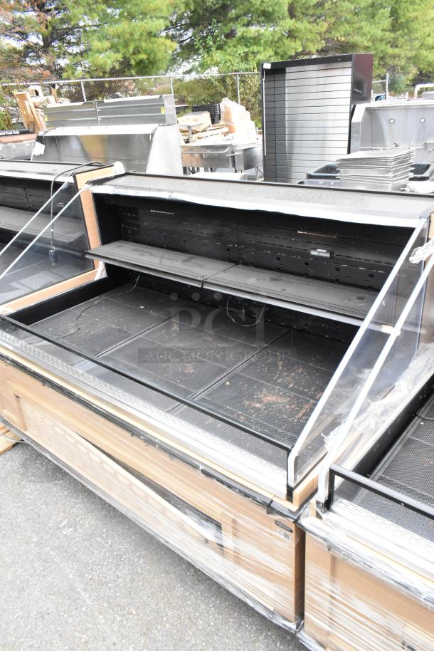 2018 Killion PFW-74-46-48-V-N-MOBILE metal open merchandiser, 208/230V, 1-phase, commercial use, grab-n-go style.