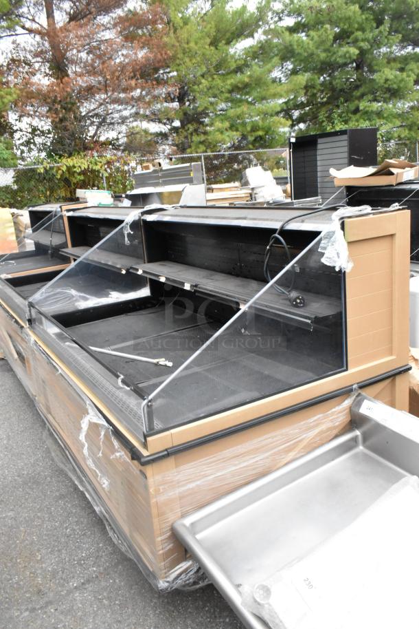 2018 Killion PFW-74-46-48-V-N-MOBILE metal open merchandiser, commercial-grade, 208/230 volts, 1 phase, excellent condition.
