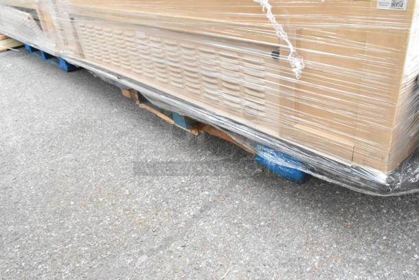 2018 Killion PFW-74-46-48-V-N-MOBILE metal merchandiser, wrapped for transport, 208/230V, 1 phase.