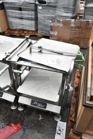 Face to Face Stainless Steel Commercial Meat Slicer Equipment Stand. - Item #1213578