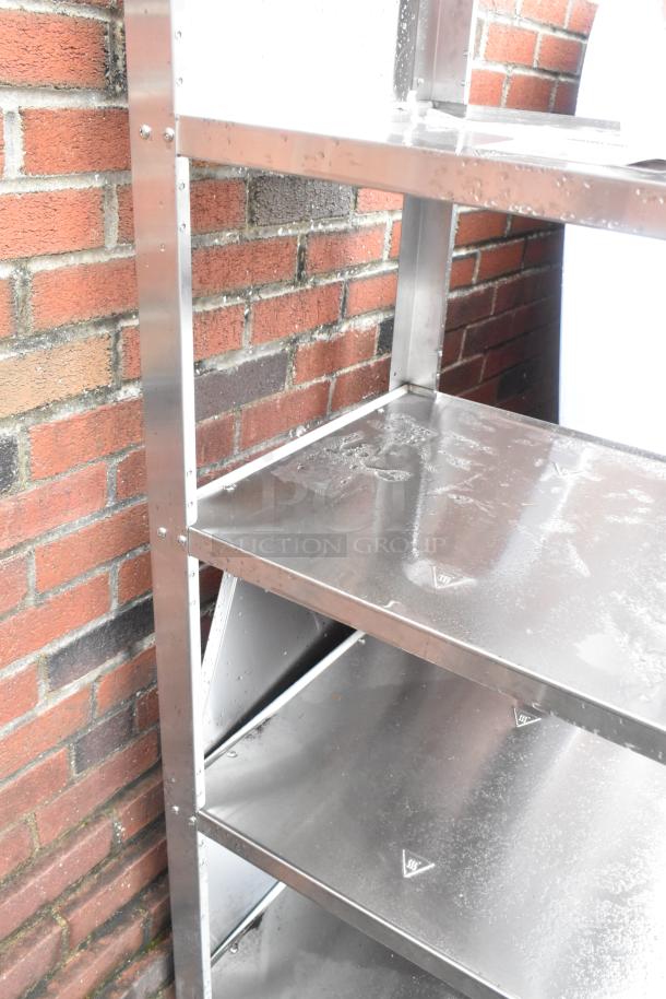 ServIt stainless steel 4-tier warming display case. Brand new, scratch and dent condition, 115V, 1 phase.