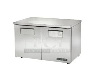 BRAND NEW! True Commercial Stainless Steel Solid 2 Door Low-Profile Undercounter Freezer! Energy Star Certified! Model: TUC-48F-LP-HC! 115V 1 Phase! - Item #1213090