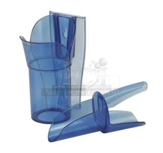 BRAND NEW! San Jamar Commercial Easy Mounting 12-16 Oz. Saf-T-Scoop Manual Ice Scoop! With Guardian System! Model: SI7000! 3X Your Bid! - Item #1214234