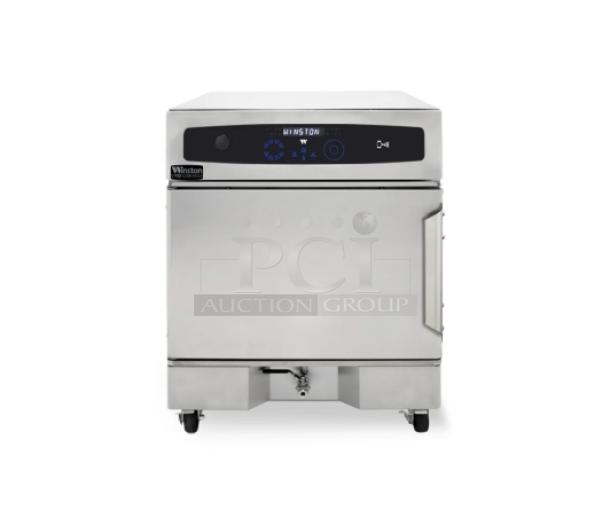Winston CVap Series CHV504UVR half-size cook & hold oven, stainless steel, electric, on casters, SN: 20201007-0251.