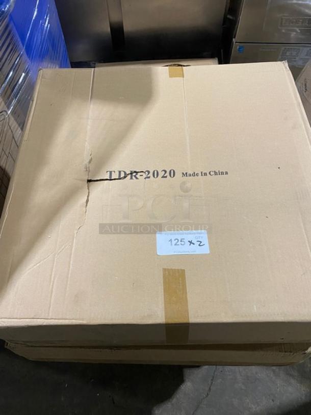 BRAND NEW NBR TDR2020 stainless steel drawer assembly in original packaging. Box labeled "TDR2020 Made in China."