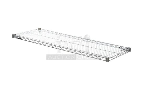 Brand new Metro chrome plated wire shelf, model A1848NC, 48"x18", adjustable, commercial-grade.