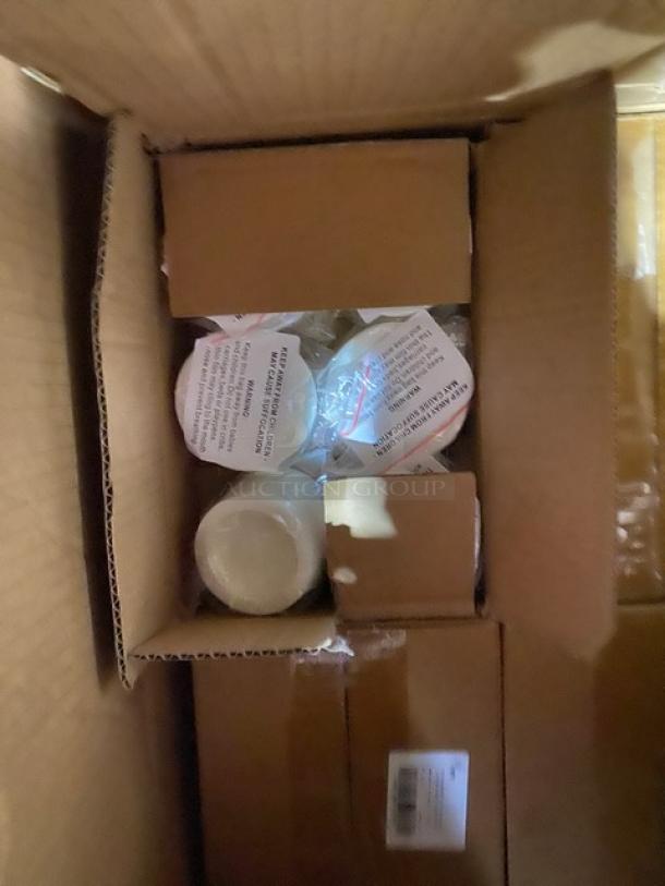 Mixed pallet of brand new commercial kitchen items in box. Includes Steelite, Tuxton, Chef Specialties, and Carlisle products.