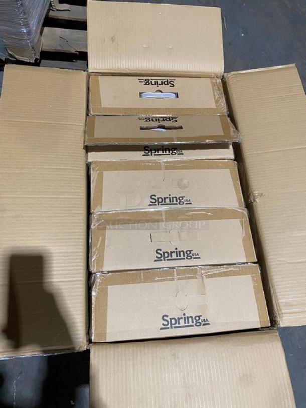 Brand new Spring USA SM300CR induction warmers in sealed boxes. Model: SM300CR, 120V, electric, ideal for commercial use.