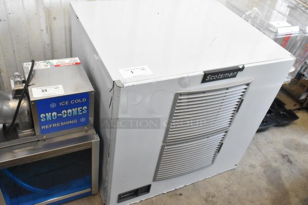 BRAND NEW SCRATCH AND DENT Scotsman MC1030MA-32A Ice Machine, 30" stainless steel, 1077 lb. capacity, 208/230V, 1 phase.
