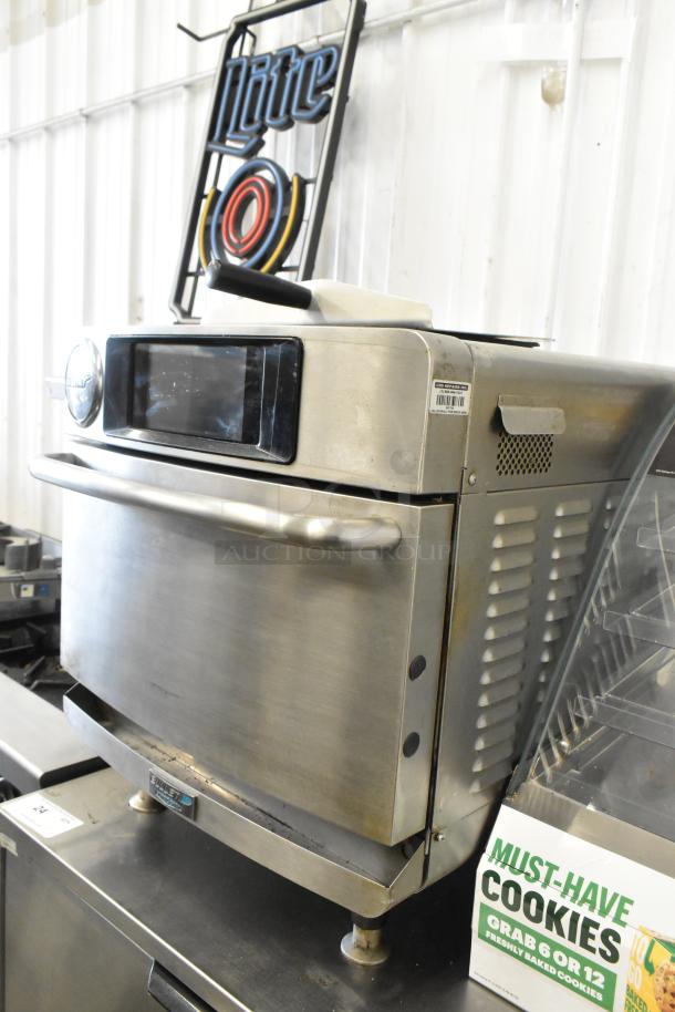 2017 Turbochef Encore2 Bullet stainless steel rapid cook oven, commercial countertop model, includes sandwich paddle.