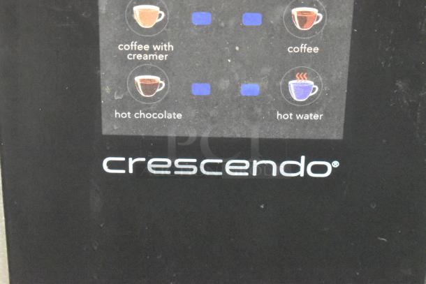 Bunn Crescendo Stainless Steel Coffee Brewer, touch panel for coffee, creamer, hot chocolate, hot water. Model 44300.0201.