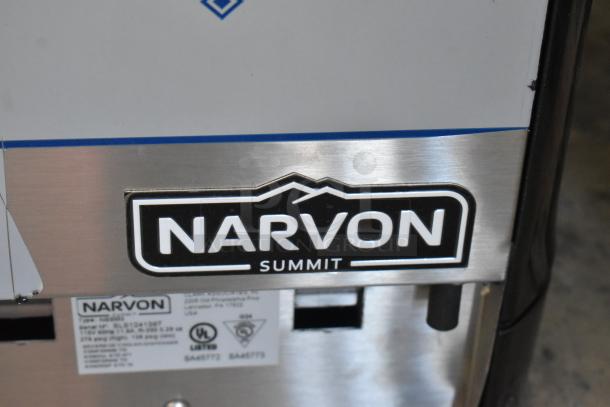 Brand new Narvon NSSM3 Summit stainless steel beverage machine, 3.2-gallon capacity, scratch and dent condition.