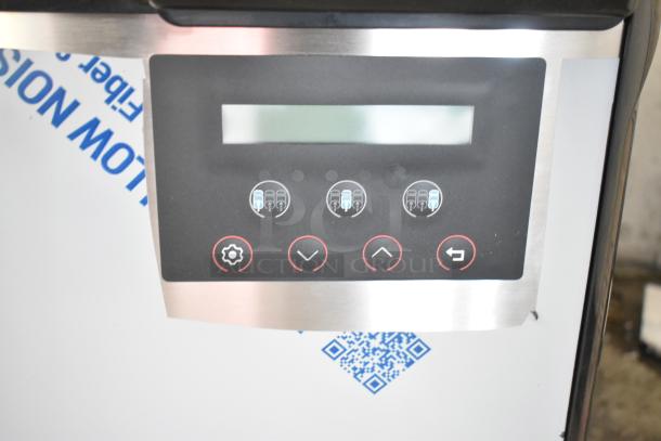 BRAND NEW Narvon NSSM3 stainless steel slushy machine control panel, featuring 115V, 1 phase, digital display, and function buttons.