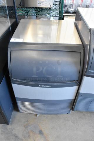 Brand new Scotsman UC2024MA-1A undercounter ice machine, 282 lb. capacity, 115V, 2023 model, minor scratches.