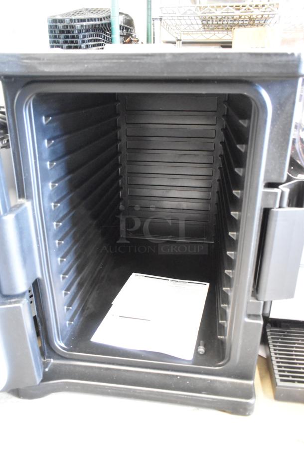 Brand new Cambro CAM6000 heated holding case, gray poly, 120 volts, scratch and dent, ideal for catering.
