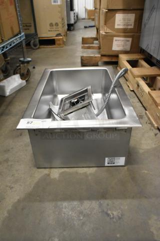 BRAND NEW 2024 Avantco 177TM12B top mount hot food well, scratch and dent, 208V, 1 phase, with drain and round corners.