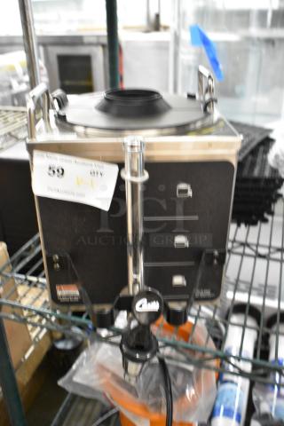 Bunn GEM-3 1.5 Gallon Satellite Coffee Server, brand new, minor scratches, with visible capacity markings and brand label.