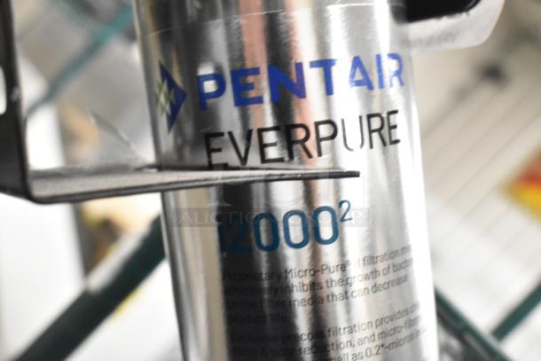 BRAND NEW Pentair Everpure i2000 Water Filtration System, scratch and dent condition, visible logo and model number.