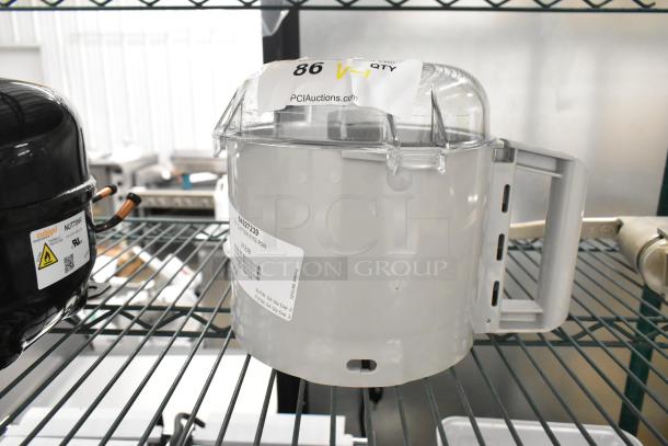 Robot Coupe 3 Qt. cutter bowl kit in gray, model 27239, new with slight scratches. Includes S Blade. Tags show item details.