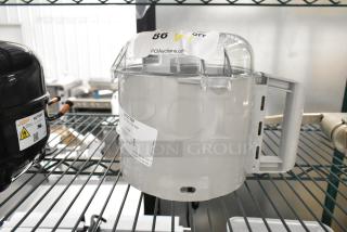 Robot Coupe 3 Qt. cutter bowl kit in gray, model 27239, new with slight scratches. Includes S Blade. Tags show item details.